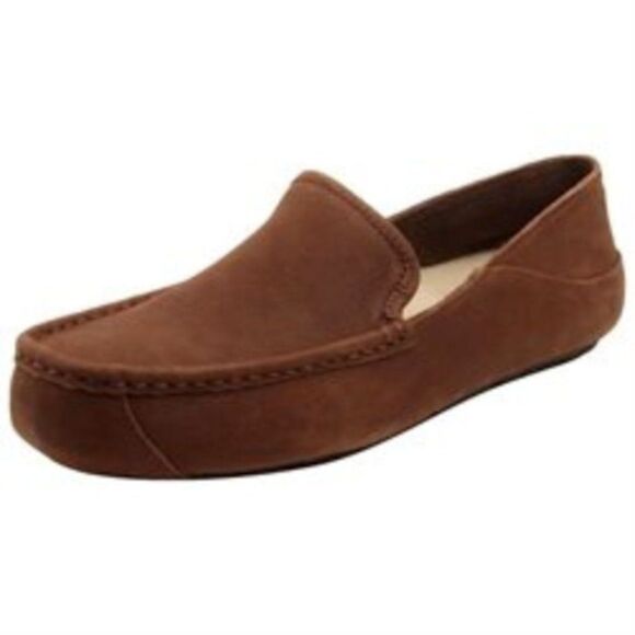 UGG Australia Hunley 1006477 Men\'s Moccasin Stout Brown Casual Shoes UGG121